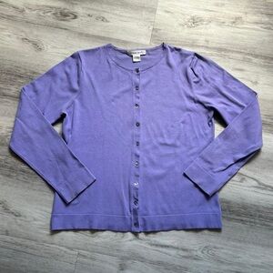 August Silk Lavender Cardigan